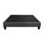 Mobilier de chambre à coucher simple TG: 14 po Sommier plateforme avec base de lit tapissier gris foncé: