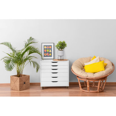 White Concrete Effect Round Flower Pot on Metal Stand | Round Indoor Plant Pot Stand for Indoor Plants