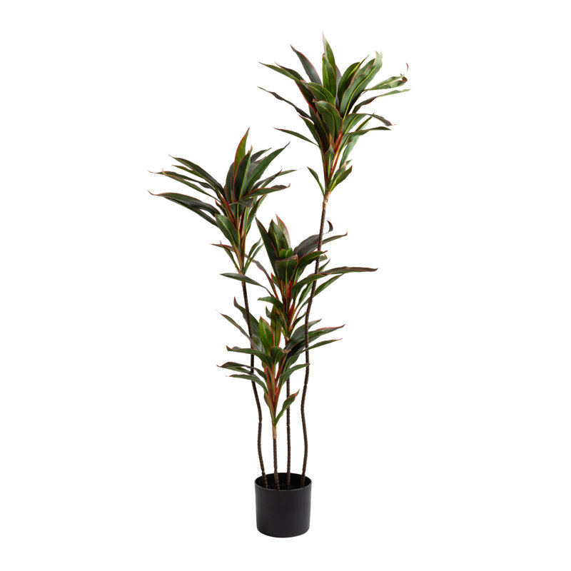 120Cm Faux Real Touch Red Dracaena Tree