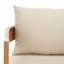 Burt Solid Acacia Wood Outdoor Swivel Chair
