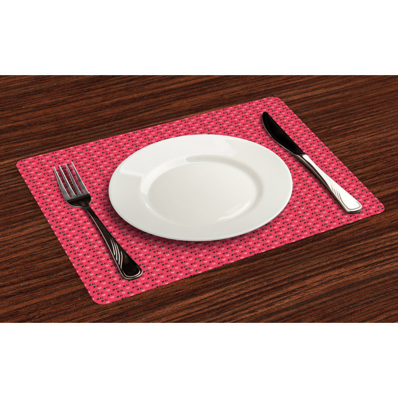 Polyester Abstract Rectangle Placemat