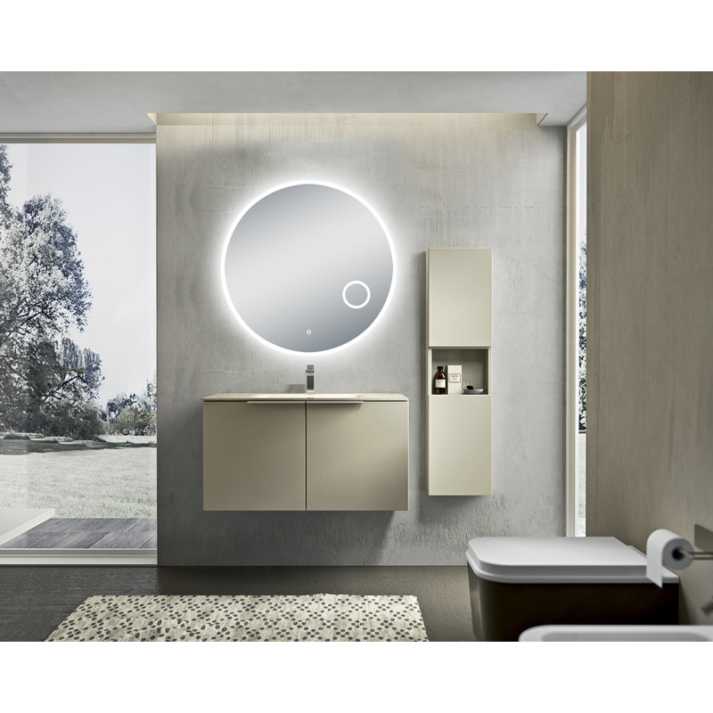 Apollo 36" Round Frameless LED Bathroom Vanity Mirror