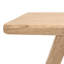 Jack 15.75" Rustic Scandinavian Handcrafted Solid Mindi Wood Sculptural Base Accent Stool-498067508