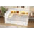 Full Size Wood Daybed With Storage Shelves, USB, LED, And 2 Drawers, Ideal For Modern And Functional Living Spaces-1664941727