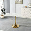 Table Tulipe de 60 cm (23,62 po) de style milieu du siècle, pour 2 à 4 personnes, avec plateau rond en MDF, table à manger sur pied, table d'appoint ou table basse.-823611266