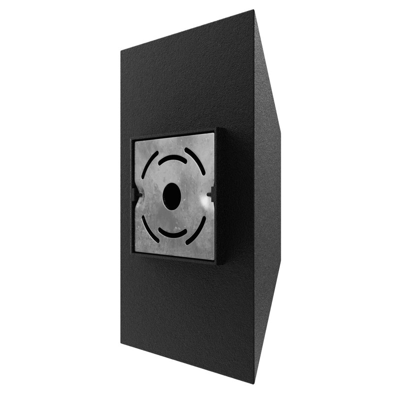 Cassin LED Wall Light, 12" H x 7" W x 3.75" D, Silver