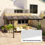 Panneaux de serres en polycarbonate à double paroi et protection contre les rayons UV de 47,2 po x 23,6 po, paquet de 10 transparents