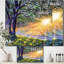 «Dawn Sunshine Light by the River», reproduction d'art sur toile-55633629-55633634