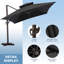 Parasol en porte-à-faux rectangulaire 13 'x 10', base de contrepoids incluse-1950906344