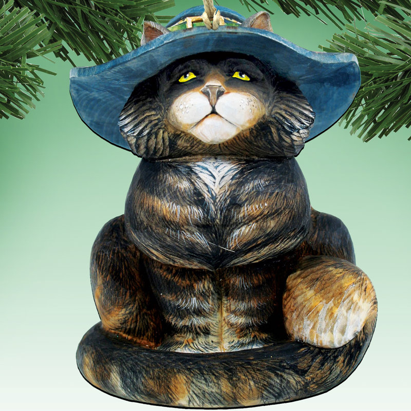 Ornement en forme de chat en forme de chat