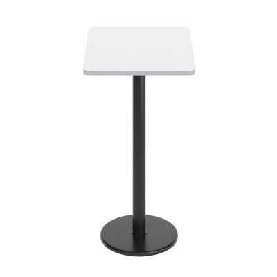 Carrus Rectangular Laminate Dining Table Top with Round Base