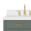 Meuble-lavabo simple en bois massif 36 po Tidworth avec plateau en quartz 1,5 po-83279749-83279750-77851509