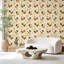 Papier peint adhésif de style botanique à motif de fleurs sauvages de style rétro Peler et coller de l 23,6 po x H 118 po-129508514