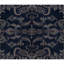 Hand-Knotted High-Quality Navy and Gold Area Rug
