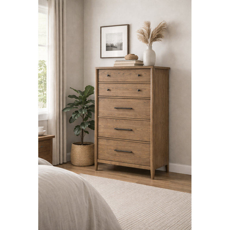 Commode 5 tiroirs Haislynn