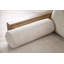 Chaise Mid-Century moderne de 43,4 po, beige / chêne clair-1720165399
