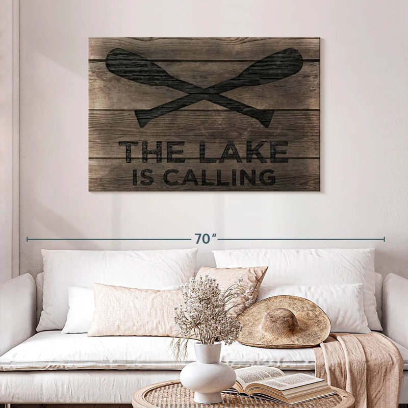 Senne Lake Is Calling, 30" H x 45" W
