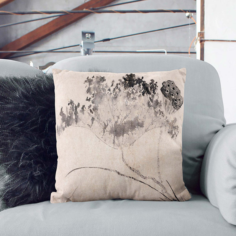 Square Throw Cushion, 40cm H x 40cm W x 15cm D