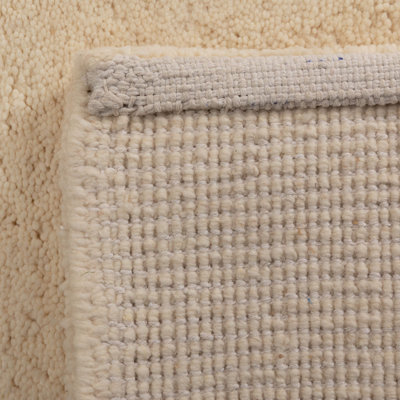 Bathilde Wool Hand Knotted Area Rug