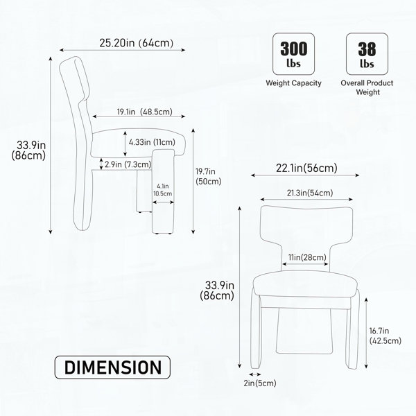 Dimensions du produit