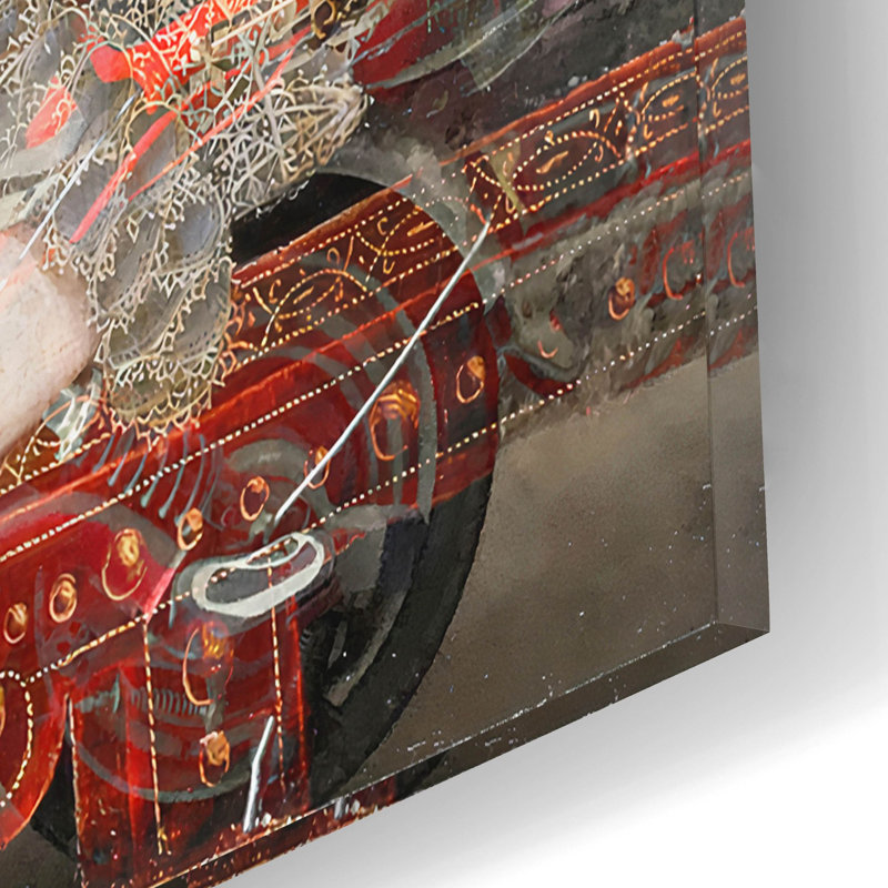 Art mural en verre «Elizabeth 1-2» par Irena Orlov, Wildon Home®, H 16 po x l 12 po x P 0,13 po
