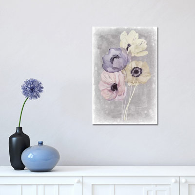 Floral Waltz I 1 Piece Wrapped Canvas Wall Art