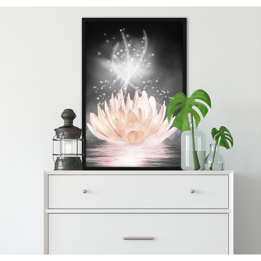 Gerahmtes Poster Water Lily