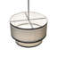 36" Wide Cilindro Textrene Two Tier Pendant