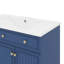 Meuble-lavabo 36 po avec lavabo en céramique-462969160