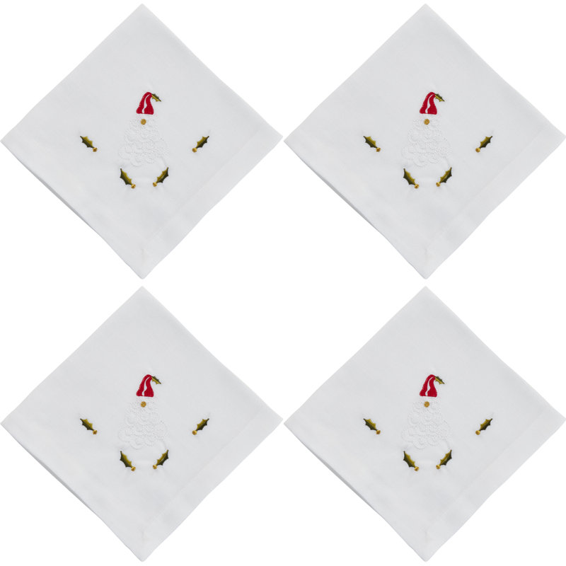 Grand ensemble de serviettes 4 pièces Santa