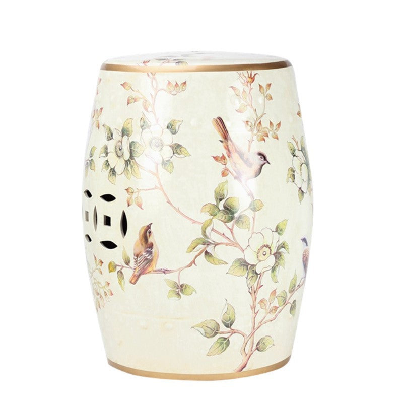 Bartlett Ceramic Accent Stool