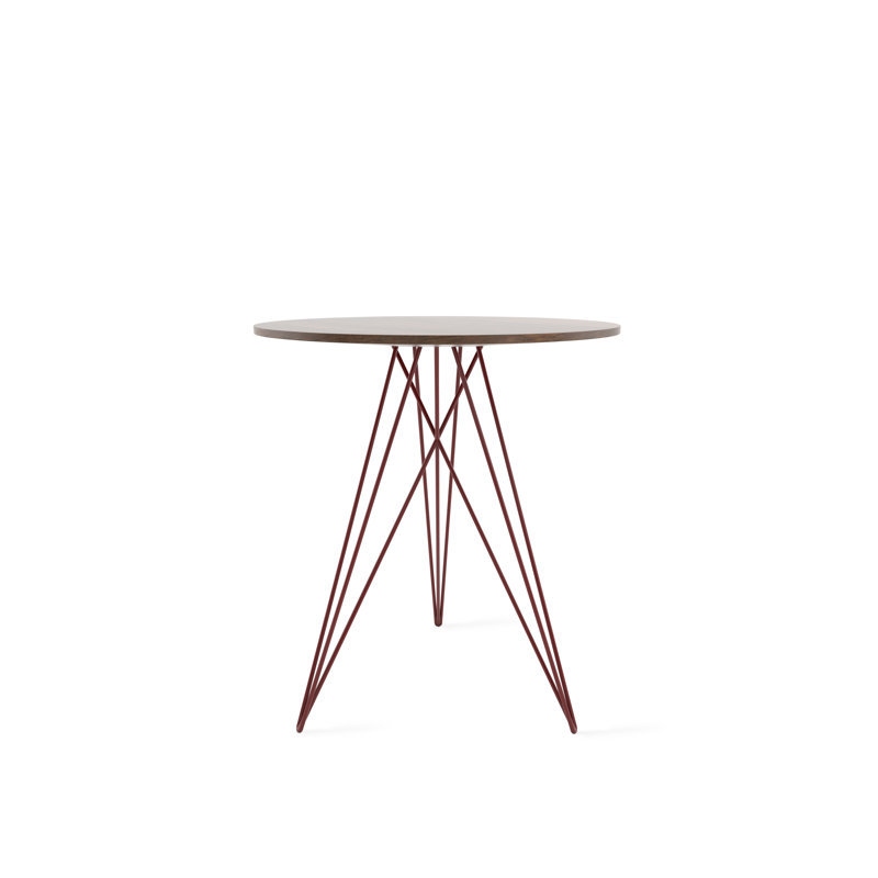 Table de bout Hudson, Noyer, Rouge sang