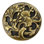 Florid Leaves Circle Knob