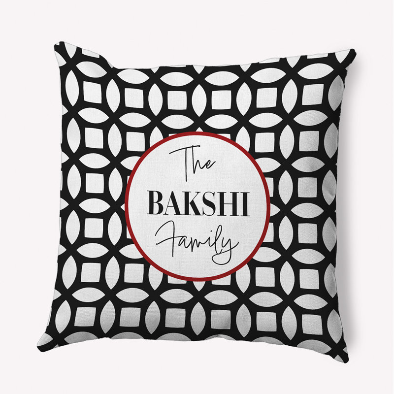 Housse et insert de coussin décoratif en polyester Genesia, 18 po x 18 po, Rouge, Oui