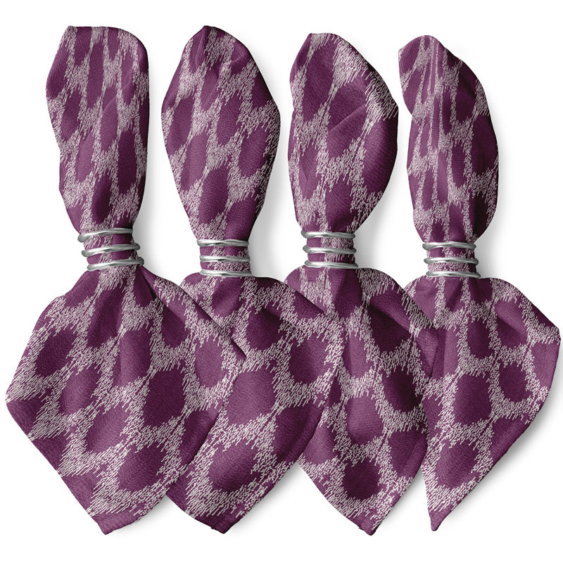 Chiemeka Westminster Napkins, Purple