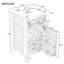Meuble-lavabo en bois de 20 po avec lavabo, pieds en bois massif, tablette réglable, tiroir inclinable et conception autoportante moderne pour les petites salles de bain