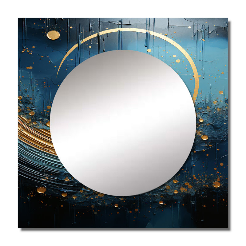 Miroir mural de salon Lleras, 29 po x 29 po