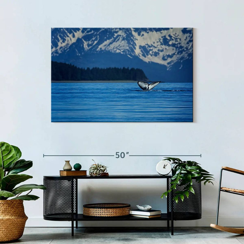 Gillard Alaskan Humpback Whale Tail, 30" H x 45" W