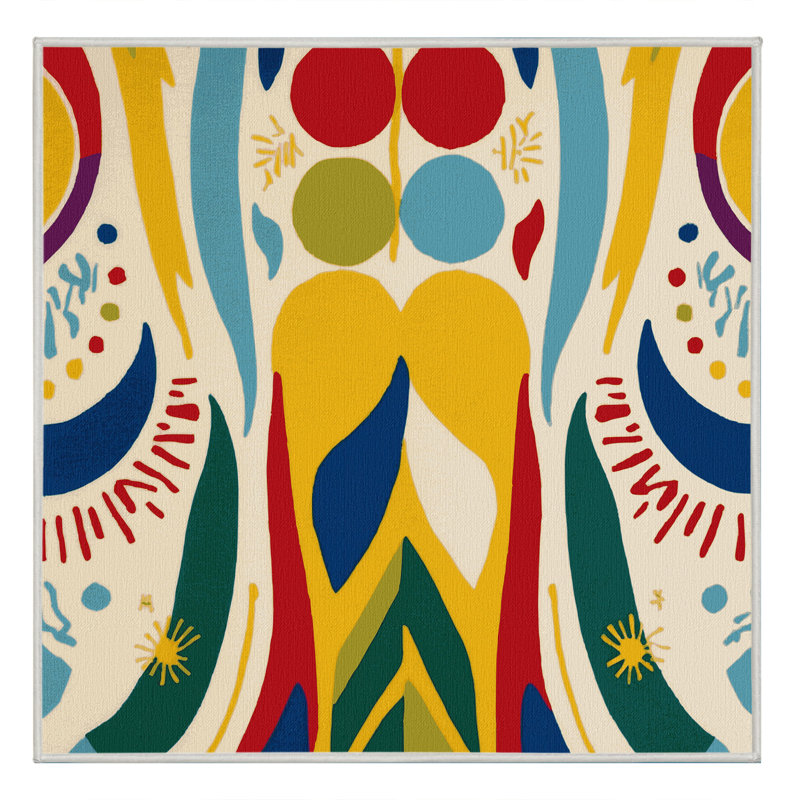 Tapis Lush Vibe, Carré 6 pi