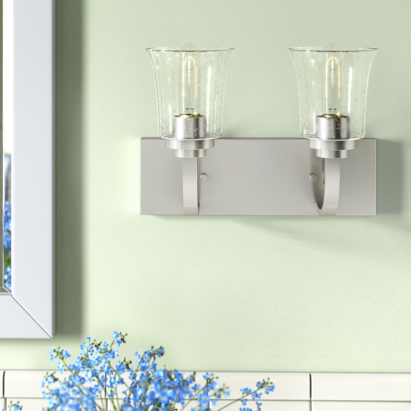 Éclairage de salle de bain à intensité variable 2 lumières Bublitz, Bronze