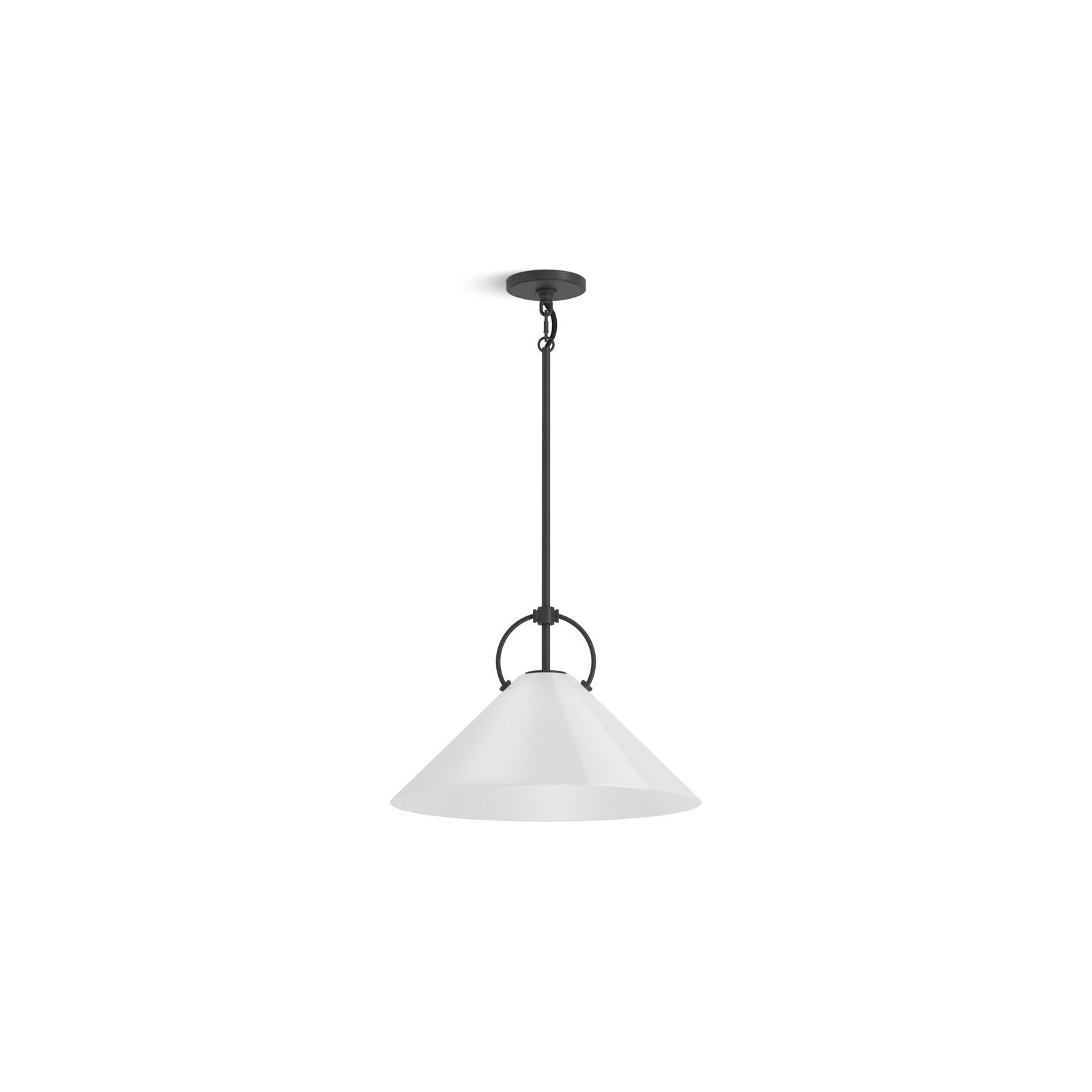 Kernen By Studio McGee 18 in. Pendant, Matte Black