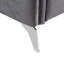 Fauteuil d'appoint en velours moderne et chic