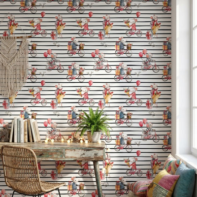 Adhésif mural fantaisiste amovible Mice
