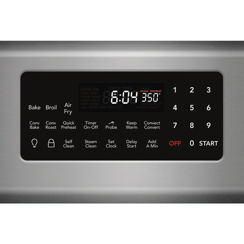 30" 5 cu. ft. Freestanding Gas Range with Convection Oven, Smudge Proof Stainless