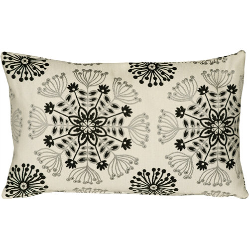 Waverly Geometric Reversible Throw Pillow, Tuxedo