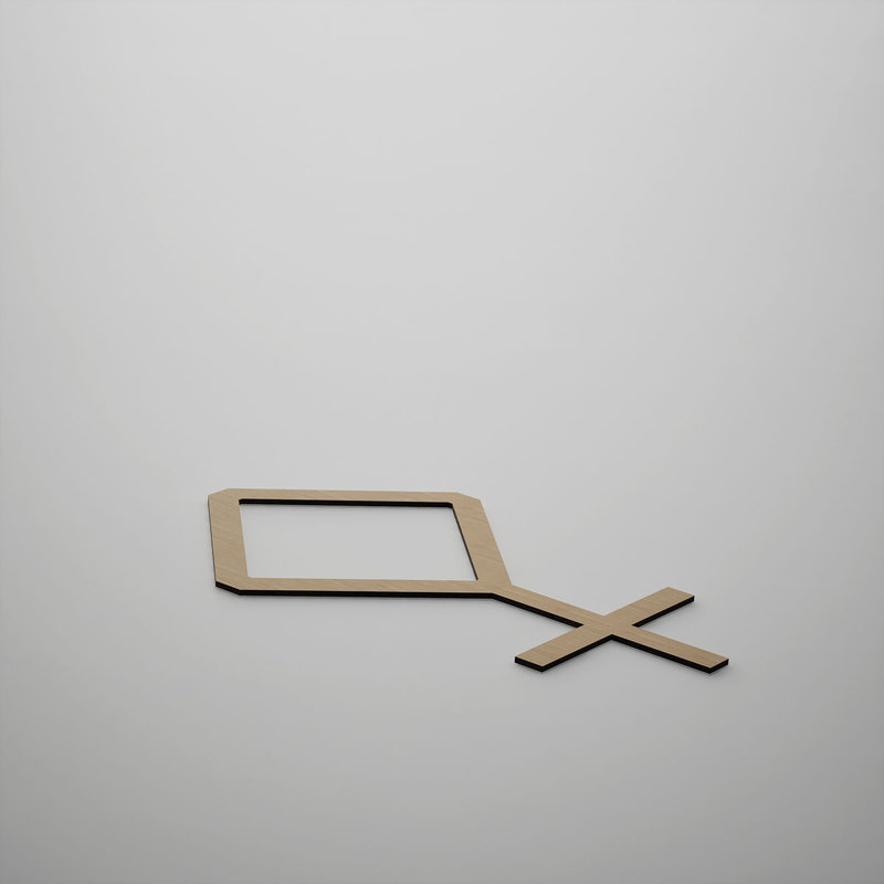 Panneaux muraux décoratifs en bois Cameron, moyen, l 25 5/8 po x H 15 3/8 po x T 3/8 po, chêne blanc