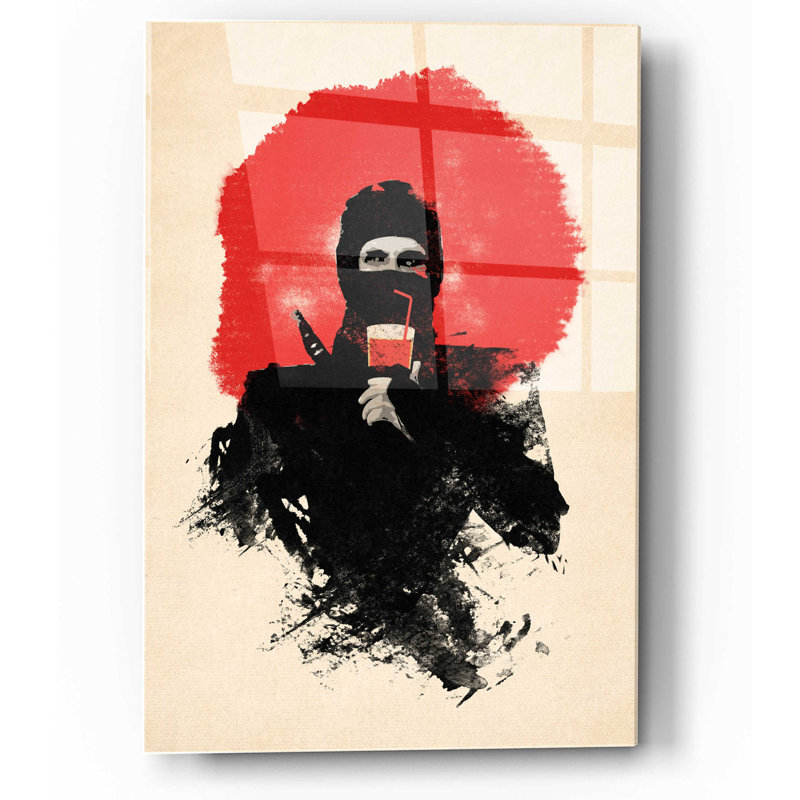 «American Ninja» par Robert Farkas, H 16 po x l 12 po x P 0,13 po