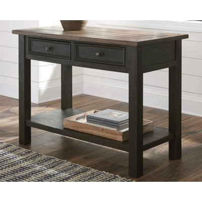Vintage Inspired Sofa Table - Farmhouse Flair, Traditional Grandeur, Rich Neutrals, Narrow Spaces Solution