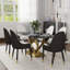 Ensemble de table de salle à manger moderne 7 pièces Zagan-975128225-959767344-883488170