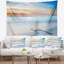 Tapisserie de paysage marin sur la plage au crépuscule-28508552